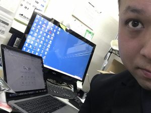 クライアントさんのコーチング中